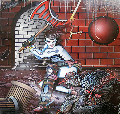 ATLAIN - Living In The Dark album front cover vinyl record
