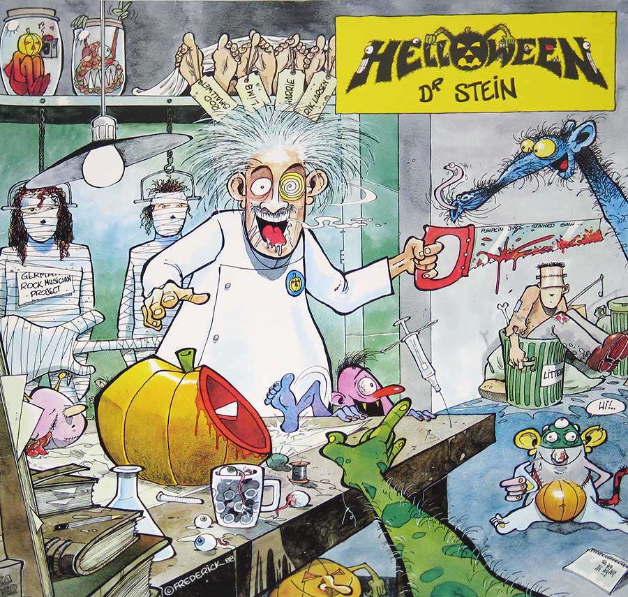 High Resolution # Photo HELLOWEEN Dr Stein Yellow Vinyl 