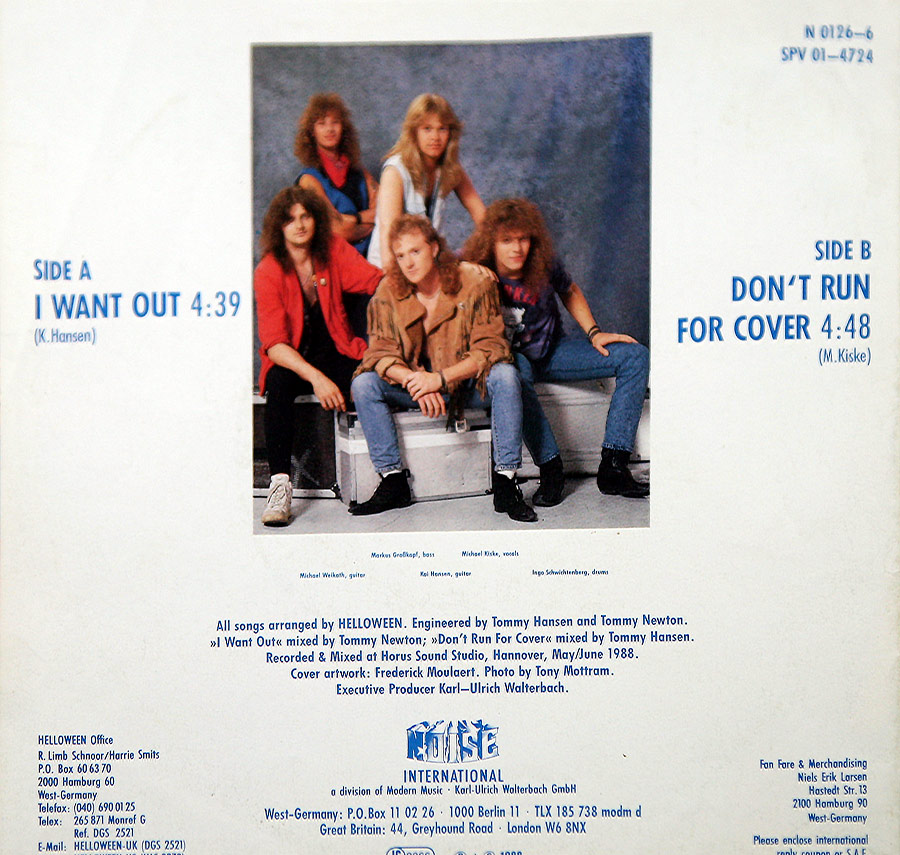 High Resolution Photo of Album Cover, Inners, Vinyl and Record labels 