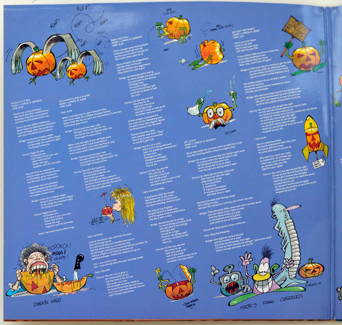 Photo of album back cover HELLOWEEN - Keeper Of The Seven Keys Part II  