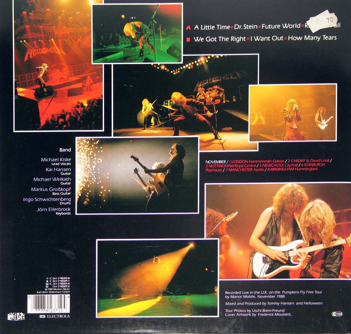 High Resolution Photo of Album Cover, Inners, Vinyl and Record labels 