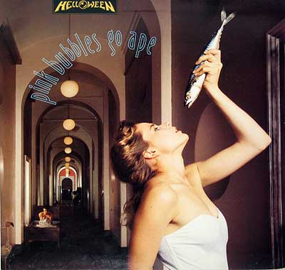 Thumbnail of HELLOWEEN - Pink Bubbles Go Ape Gatefold  album front cover