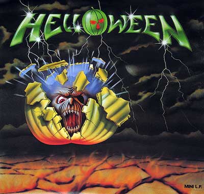 Thumbnail of HELLOWEEN - Self-titled Debut Mini-LP Banzai Records Canada album front cover