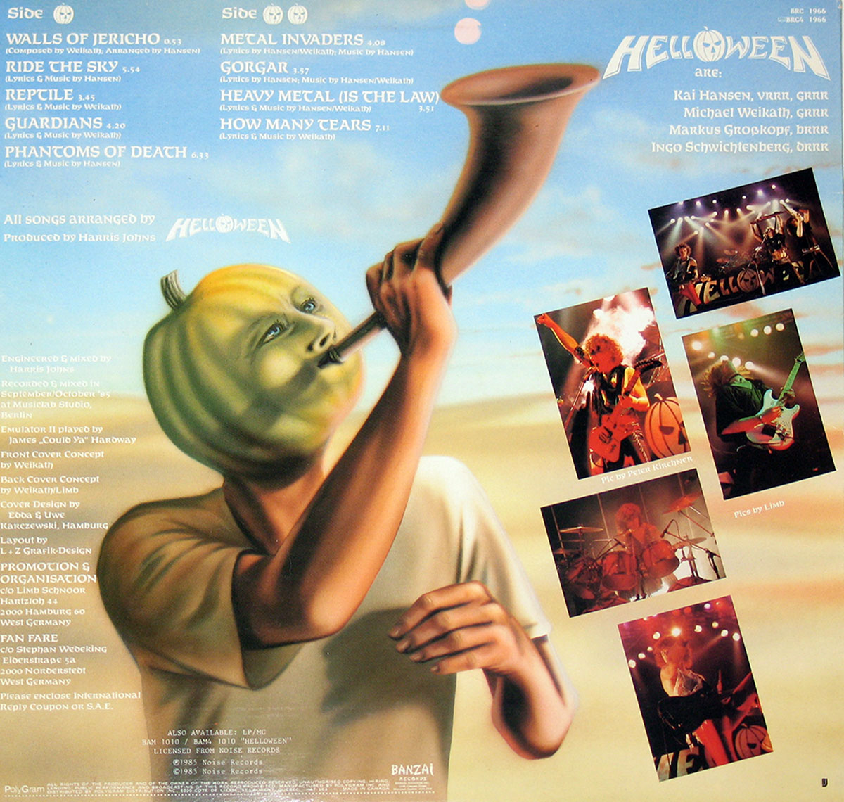 High Resolution Photo of Album Cover, Inners, Vinyl and Record labels 