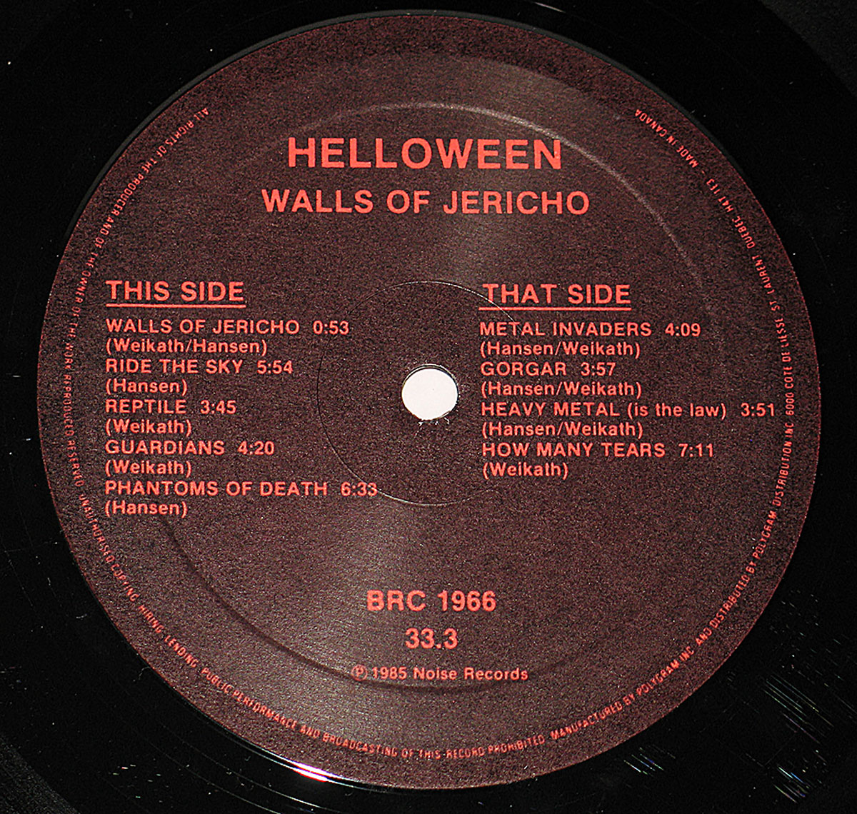 High Resolution Photo of Album Cover, Inners, Vinyl and Record labels 