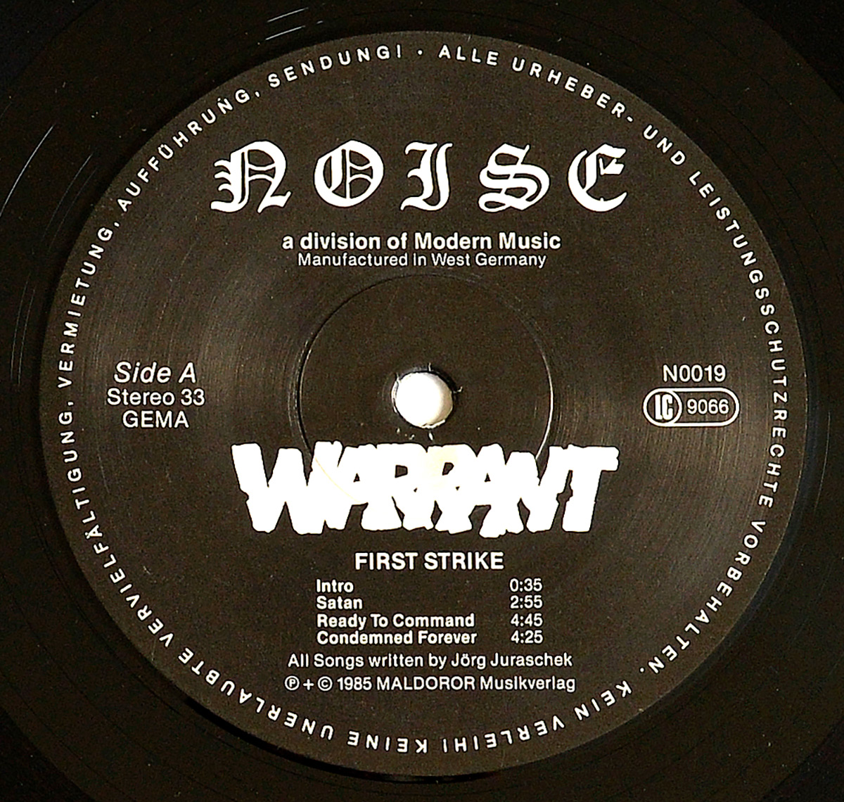 High Resolution Photo #3 WARRANT First Strike 