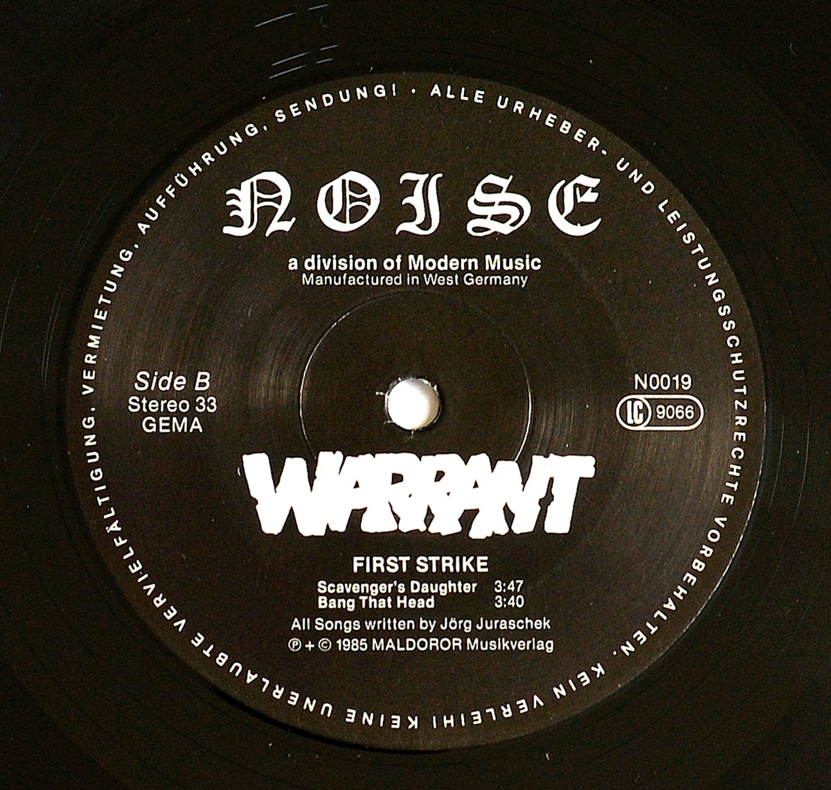 High Resolution Photo #4 WARRANT First Strike 