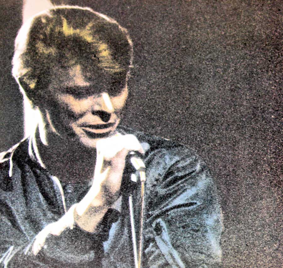 Photo Two of the original custom inner sleeve  DAVID BOWIE Stage Live 2LP Vinyl Album