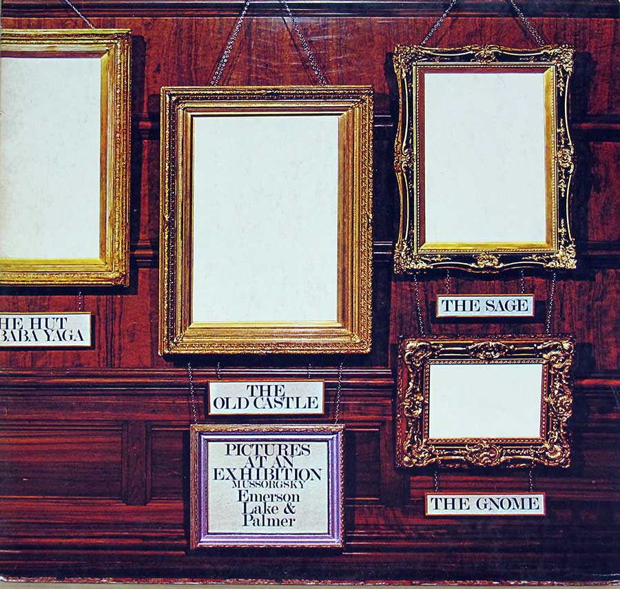 Front Cover Photo Of Emerson Lake Palmer Pictures at an Exhibition 12" Vinyl LP Album