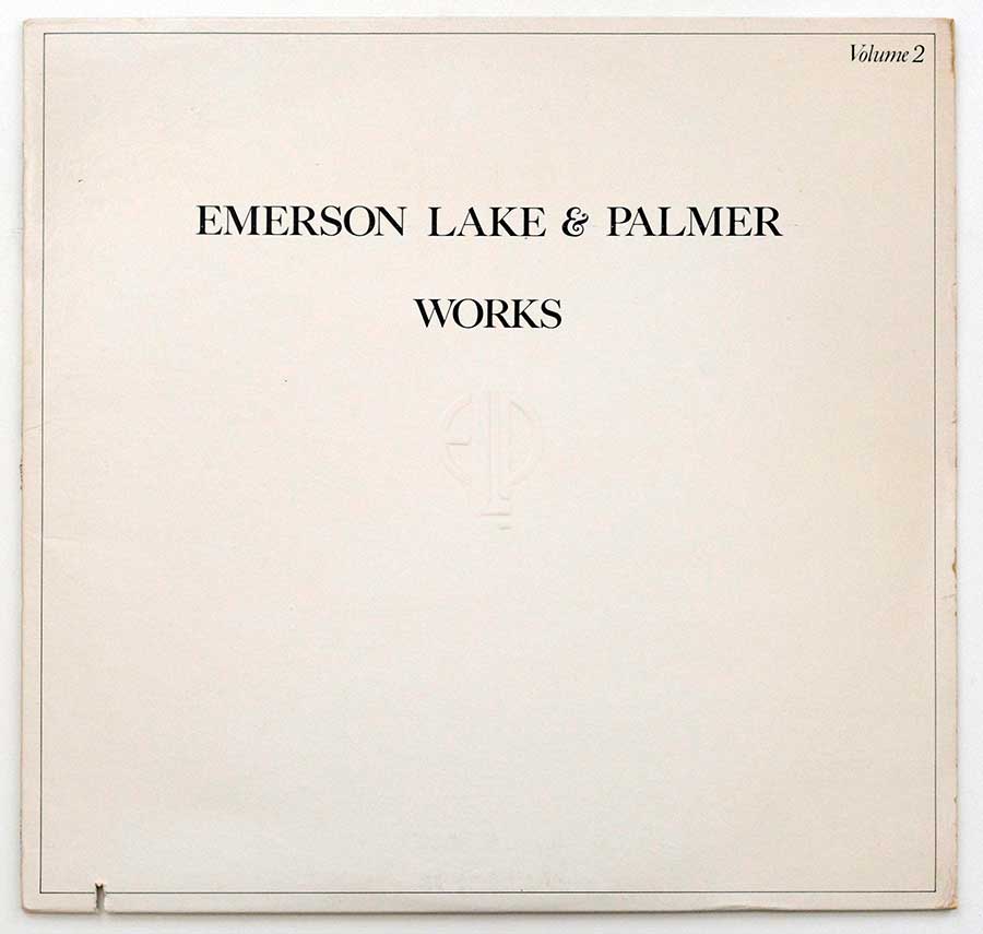 Front Cover Photo Of EMERSON LAKE PALMER - Works Vol 2 12" Vinyl LP Album 