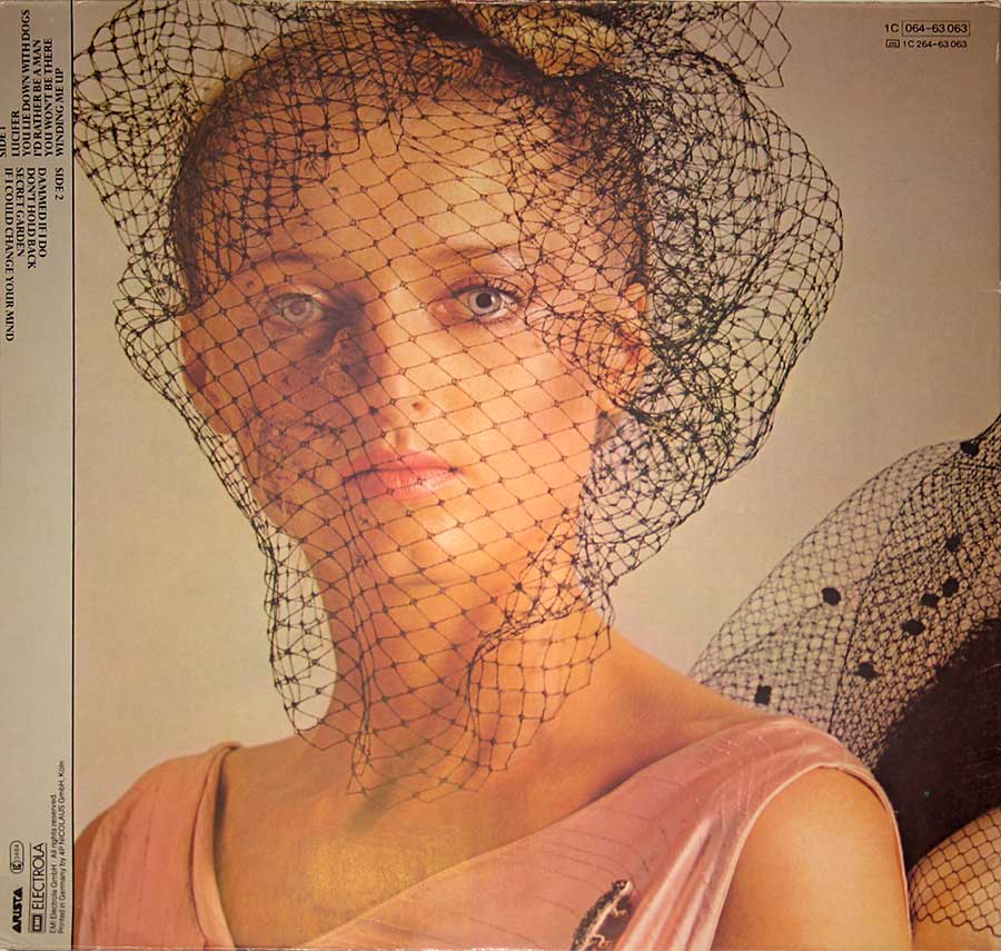 Photo of album back cover  ALAN PARSONS PROJECT - EVE 12" Vinyl LP