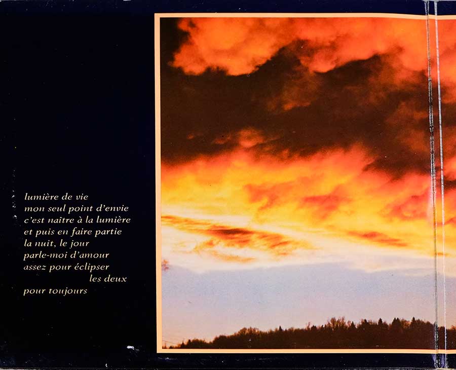 HARMONIUM - L'Heptade Gatefold 2LP 12" VINYL Album
 inner gatefold cover