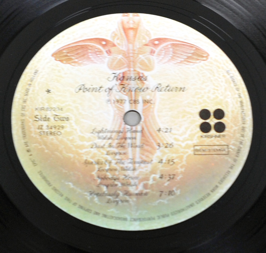 Photo of "KANSAS - Point of Know Return" 12" LP Record - Side Two: