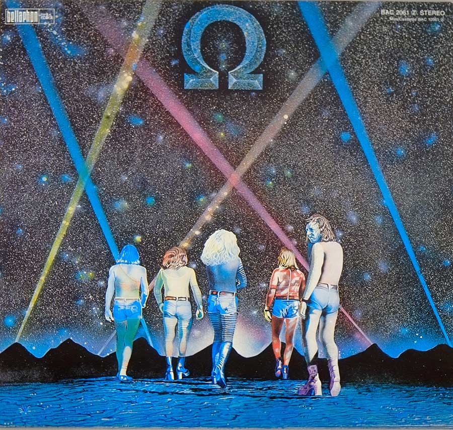 OMEGA - Gammapolis BACILLUS Records Gatefold Cover 12" LP VINYL Album back cover