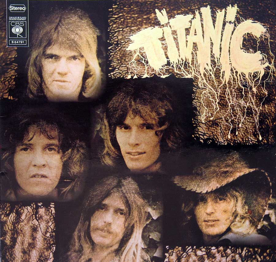 Titanic - Sea Wolf - Gatefold cover 12" Vinyl LP Album front cover