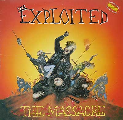 Thumbnail of THE EXPLOITED - The Massacre 12" Vinyl Album front cover