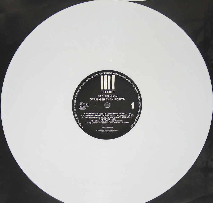 Photo of "Stranger Than Fiction" 12" LP Record 