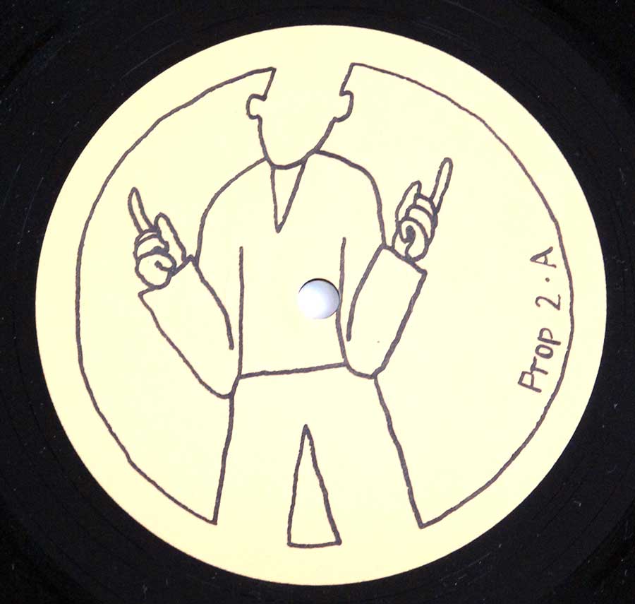 Close-up Photo of "CHUMBAWAMBA Never Mind The Ballots" Record Label