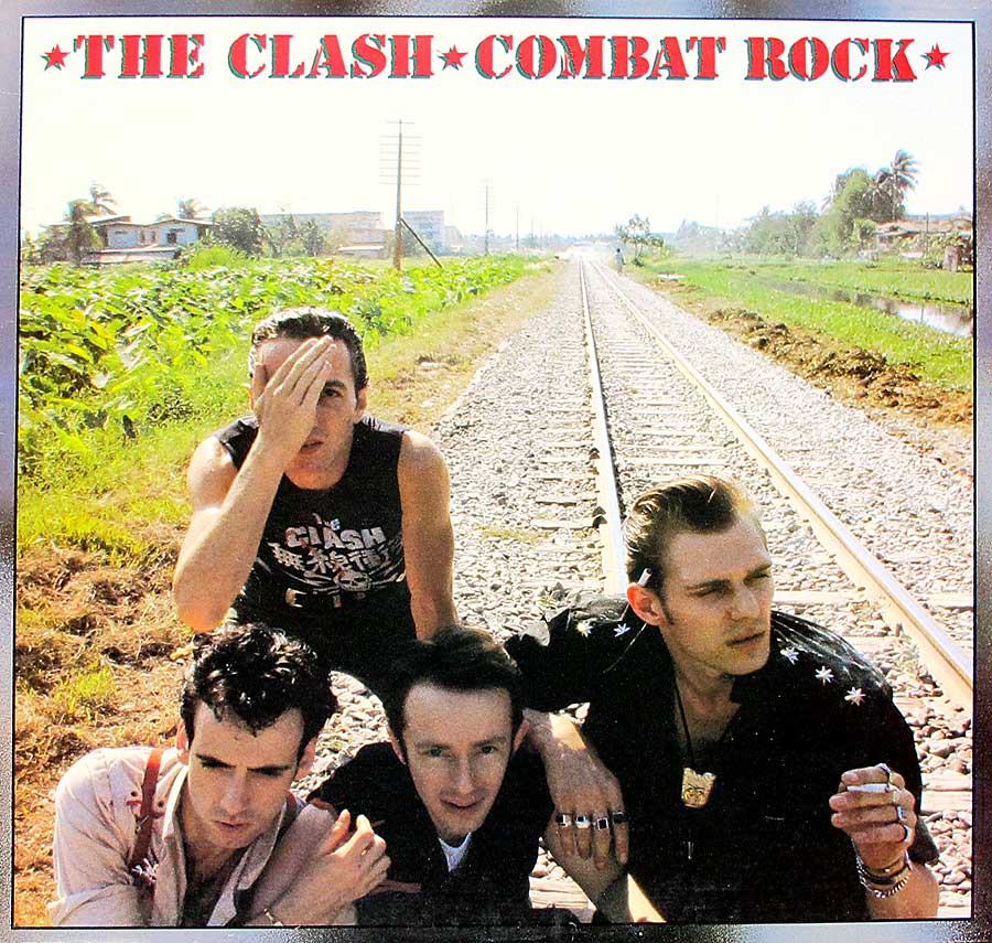 THE CLASH - Combat Rock 12" Vinyl LP Album front cover https://vinyl-records.nl