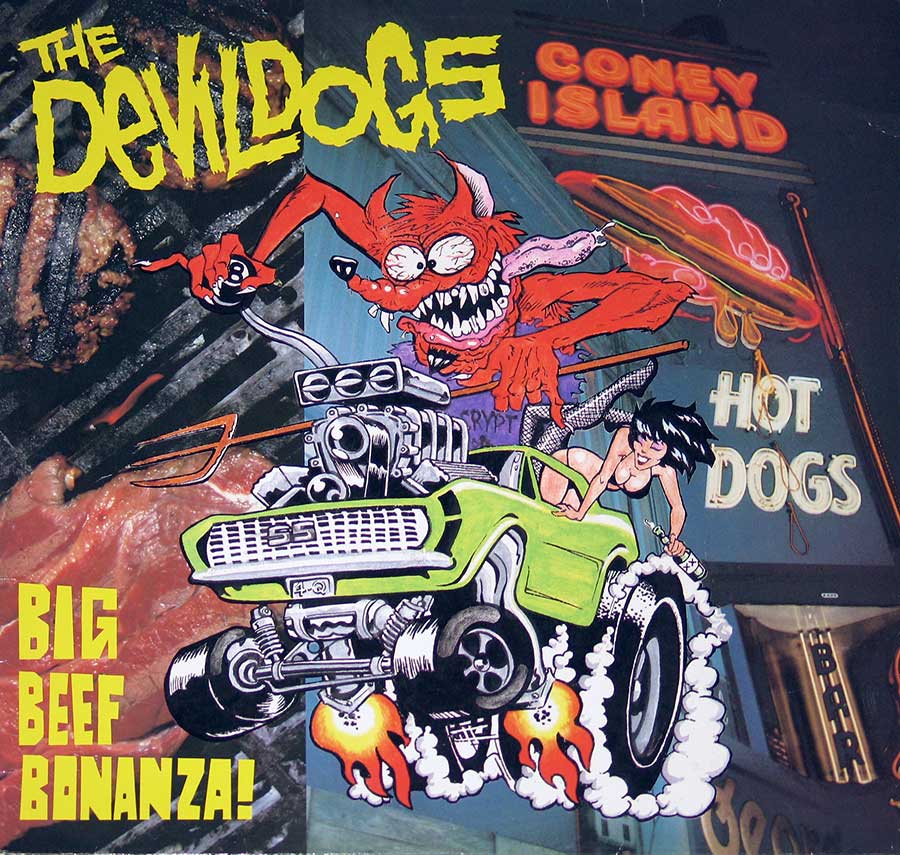 Front Cover Photo Of Devil Dogs - Big Beef Bonanza! 12" Vinyl LP Album