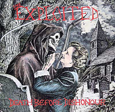 Thumbnail of THE EXPLOITED - Death Before Dishonour 12" Vinyl Album front cover