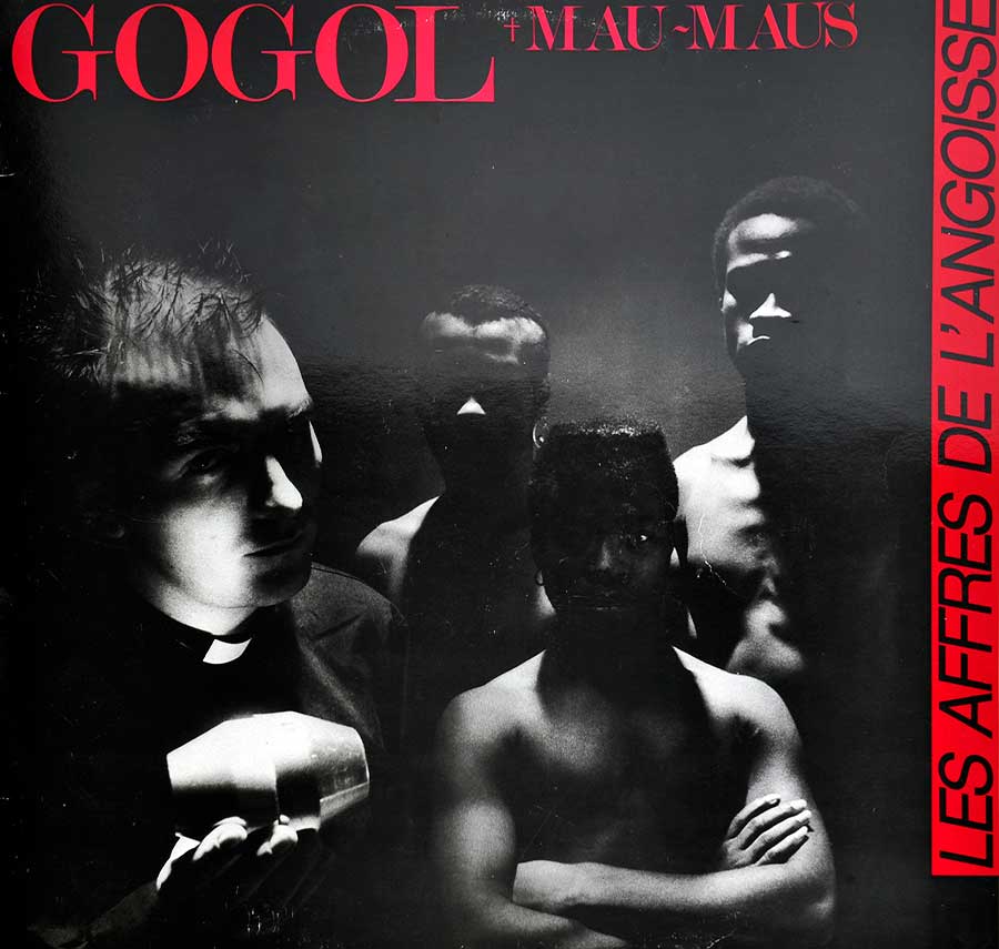 GOGOL PREMIER Avec MAU-MAUS - Les Affaires De L'angoisse 12" LP Vinyl Album front cover https://vinyl-records.nl