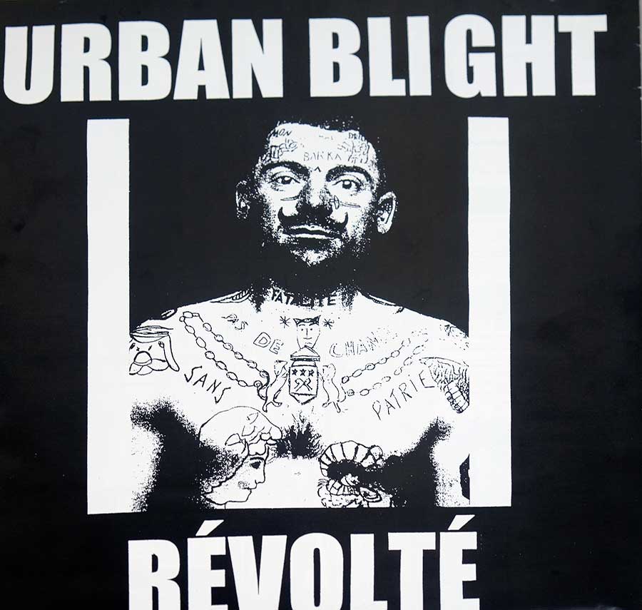 PEKATRALATAK - Mort Au PunK & URBAN BLIGHT - Revolte 12" LP Vinyl Album back cover