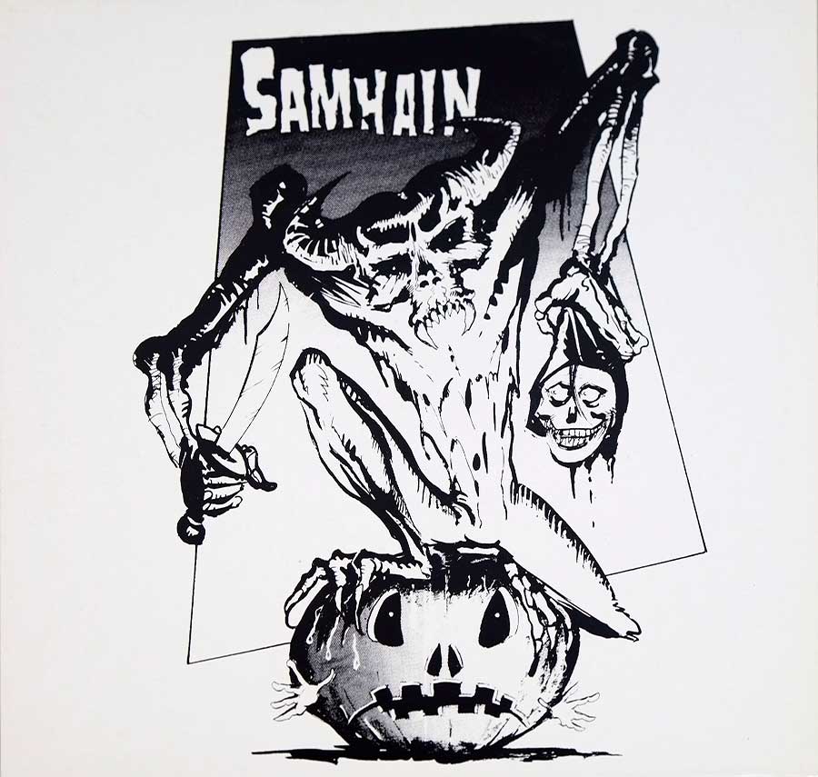 Front Cover Photo Of SAMHAIN AT DANCETERIA, NYC 1985 