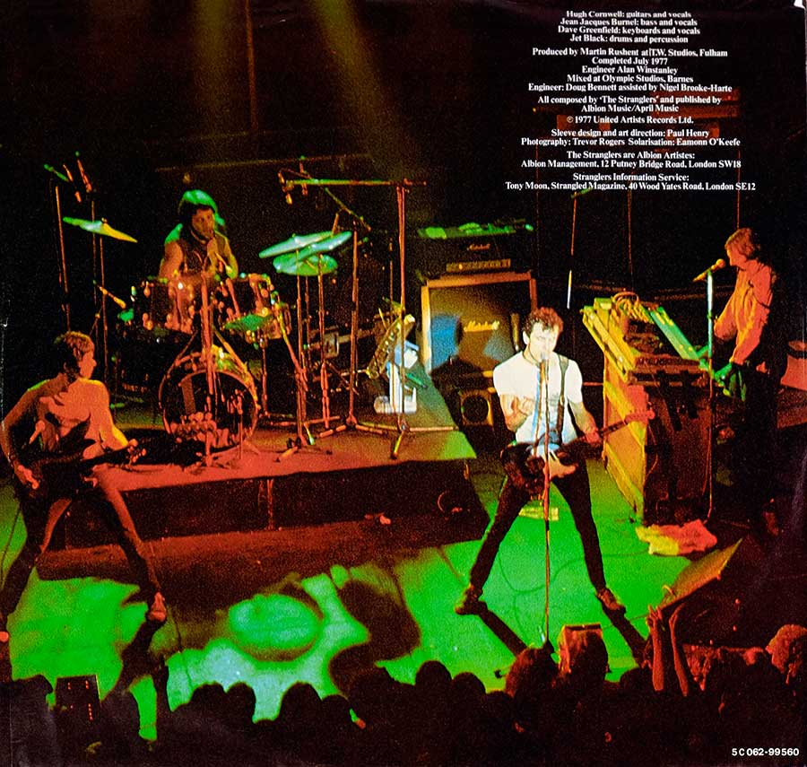 Photo Two of the original custom inner sleeve  STRANGLERS - No More Heroes
