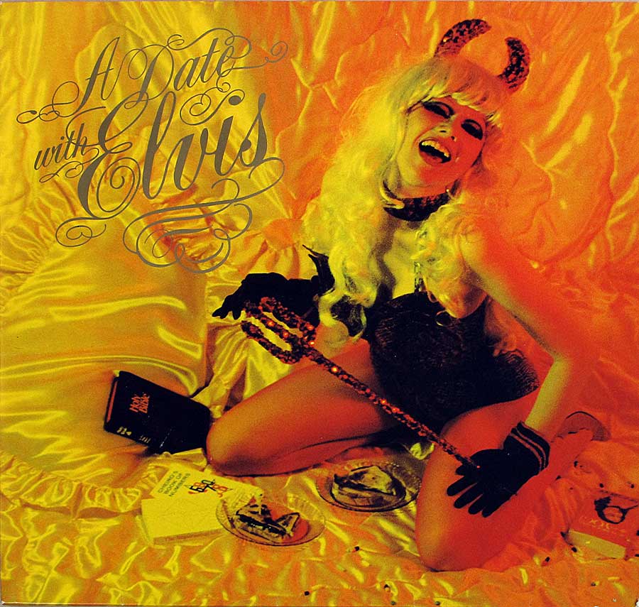 THE CRAMPS - A Date With Elvis 12" Vinyl LP Album  front cover https://vinyl-records.nl