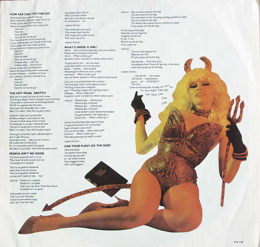 THE CRAMPS - A Date With Elvis 12" Vinyl LP Album  custom inner sleeve