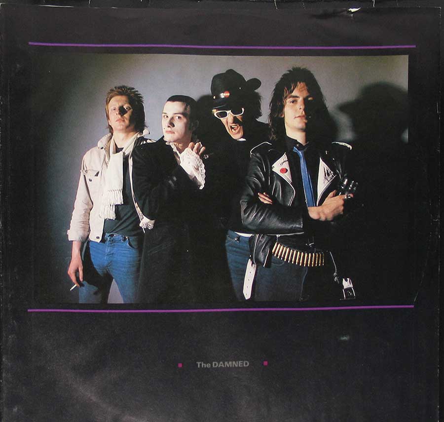 Photo of "DAMNED - Black Album" Album's Back Cover 