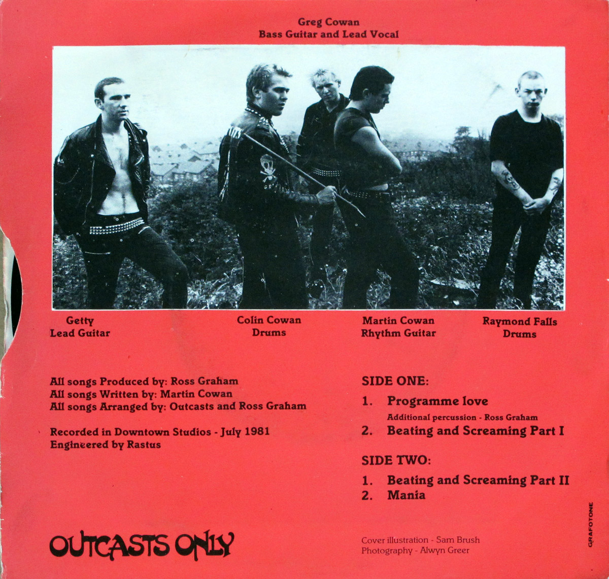 High Resolution Photo of OUTCASTS ONLY - Programme Love 
