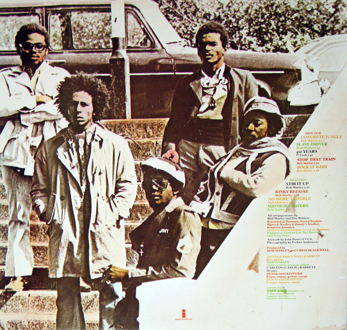High Resolution Photo of  Album's Back Cover 