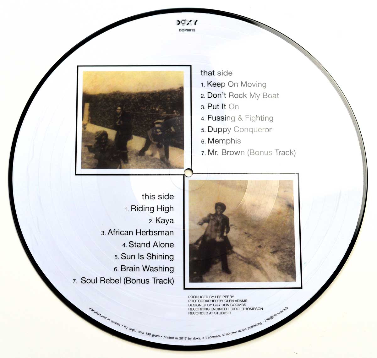 BOB MARLEY And The WAILERS - Soul Revolution Part II album back cover