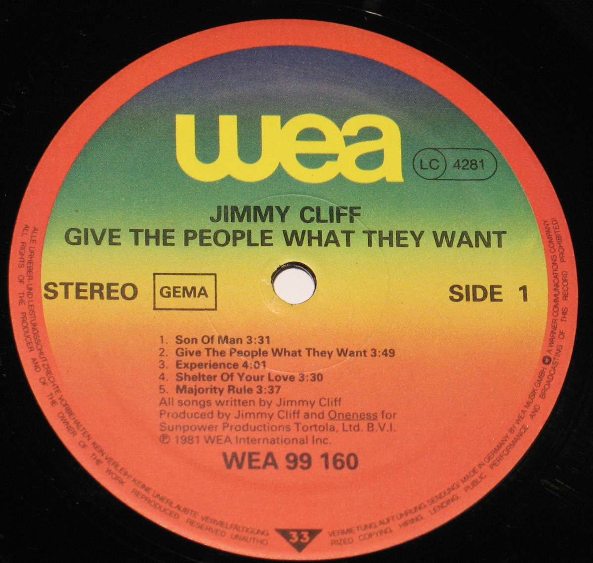 Jimmy Cliff Give the People what they want