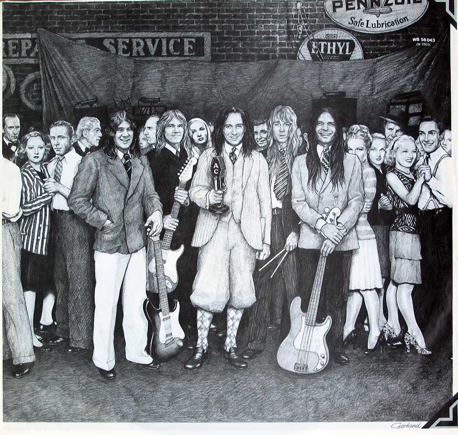 Photo of the left page inside cover ALICE COOPER - Alice Cooper's Greatest Hits 12" LP Vinyl Album 