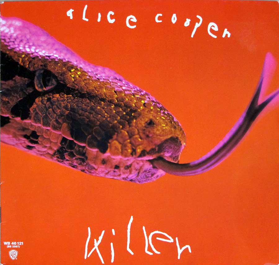 ALICE COOPER - Killer Green Warner Label 12" LP Vinyl Album front cover https://vinyl-records.nl