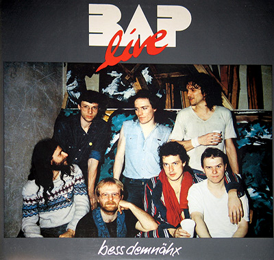 BAP - Live Bess Demnähx album front cover vinyl record