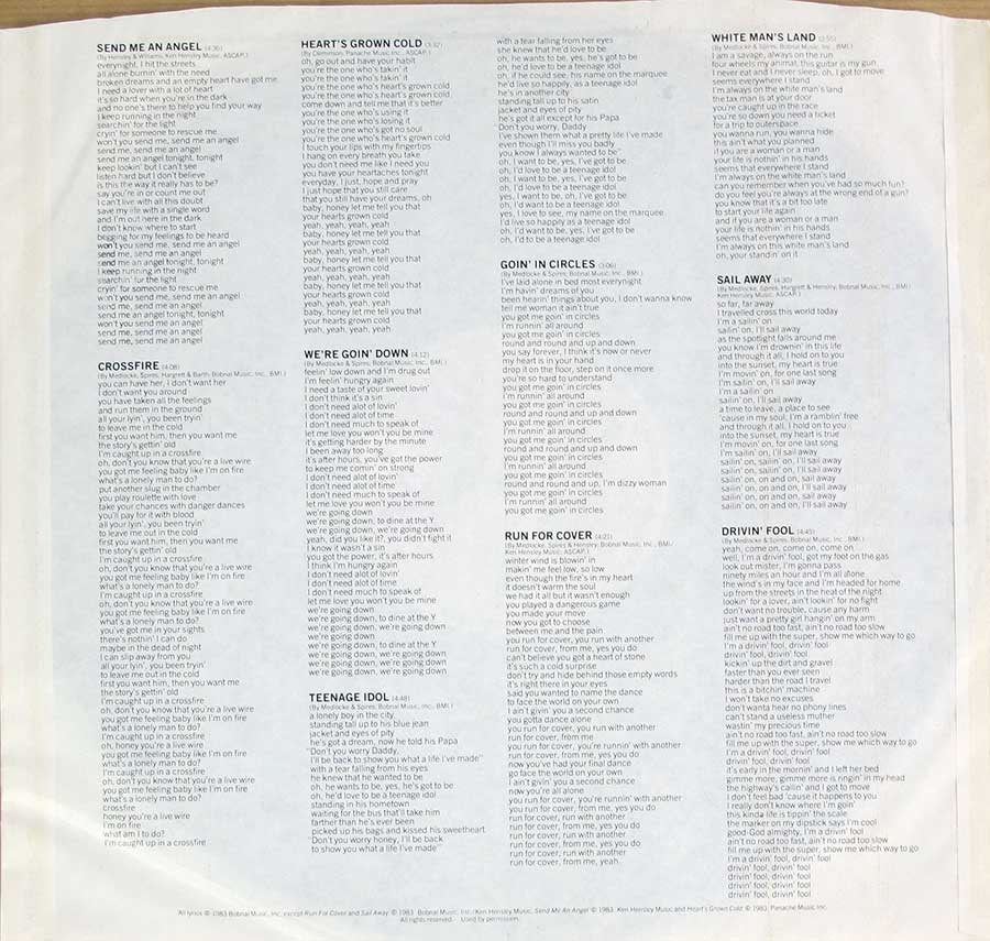 Photo Two of the original custom inner sleeve  BLACKFOOT - Siogo - Southern Rock 