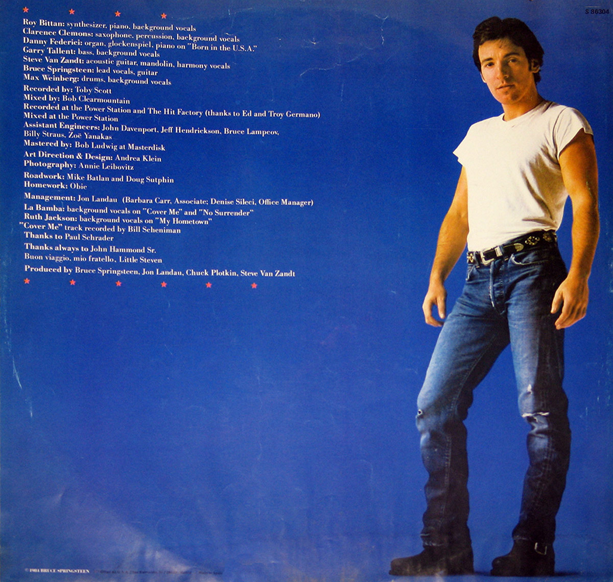 High Resolution Photo bruce springsteen born in the usa 