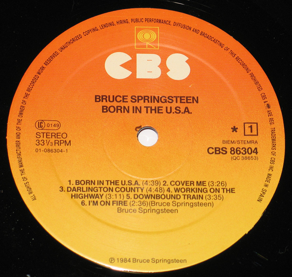 High Resolution Photo bruce springsteen born in the usa 