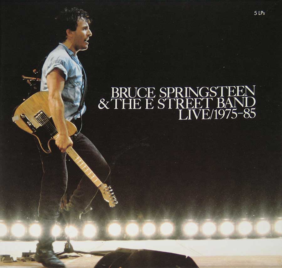BRUCE SPRINGSTEEN & THE E STREET BAND - LIVE 1975-1985 5LP Vinyl Box-Set inner gatefold cover