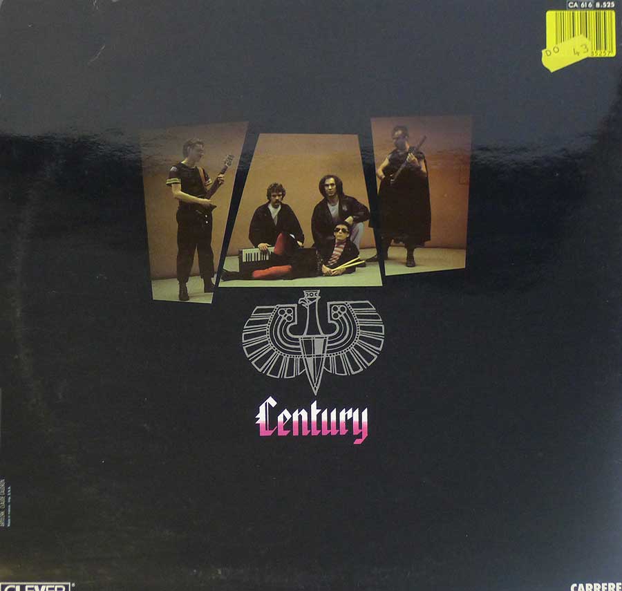 CENTURY - Lover Why French Release 12" Maxi Vinyl back cover
