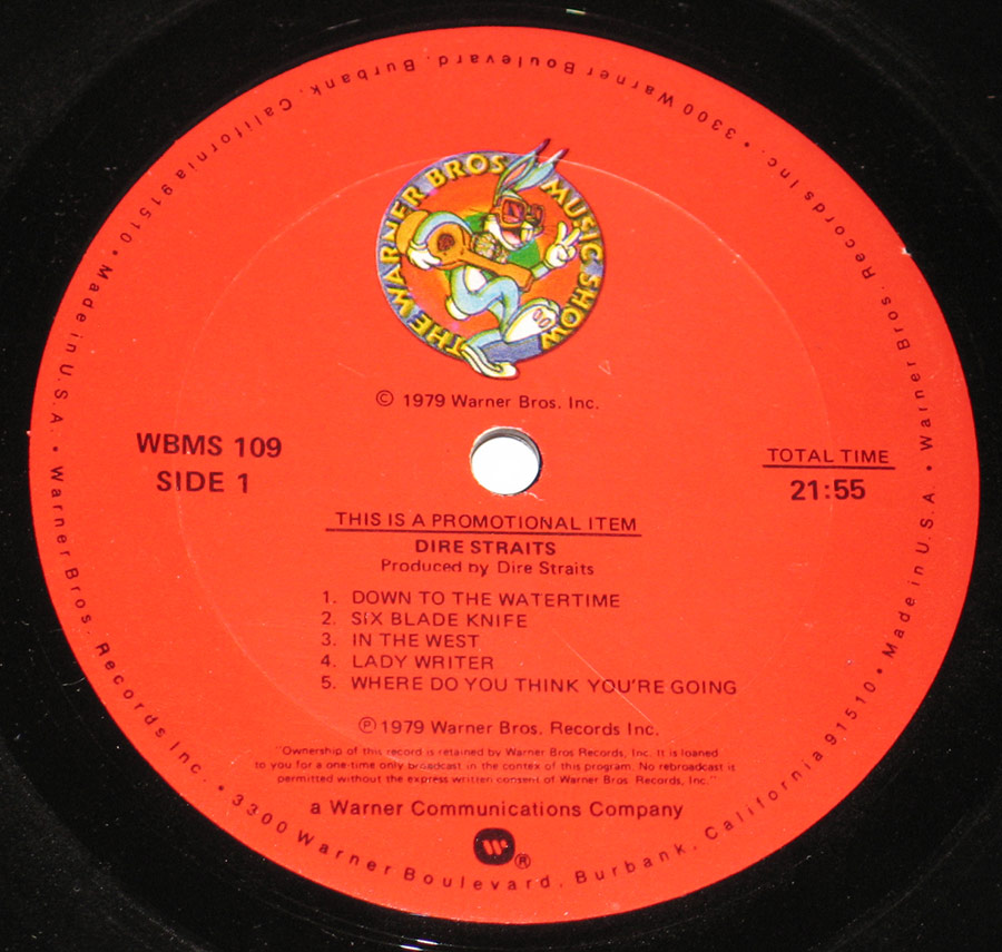 Dire Straits Live Promo Warner Bros Music Show