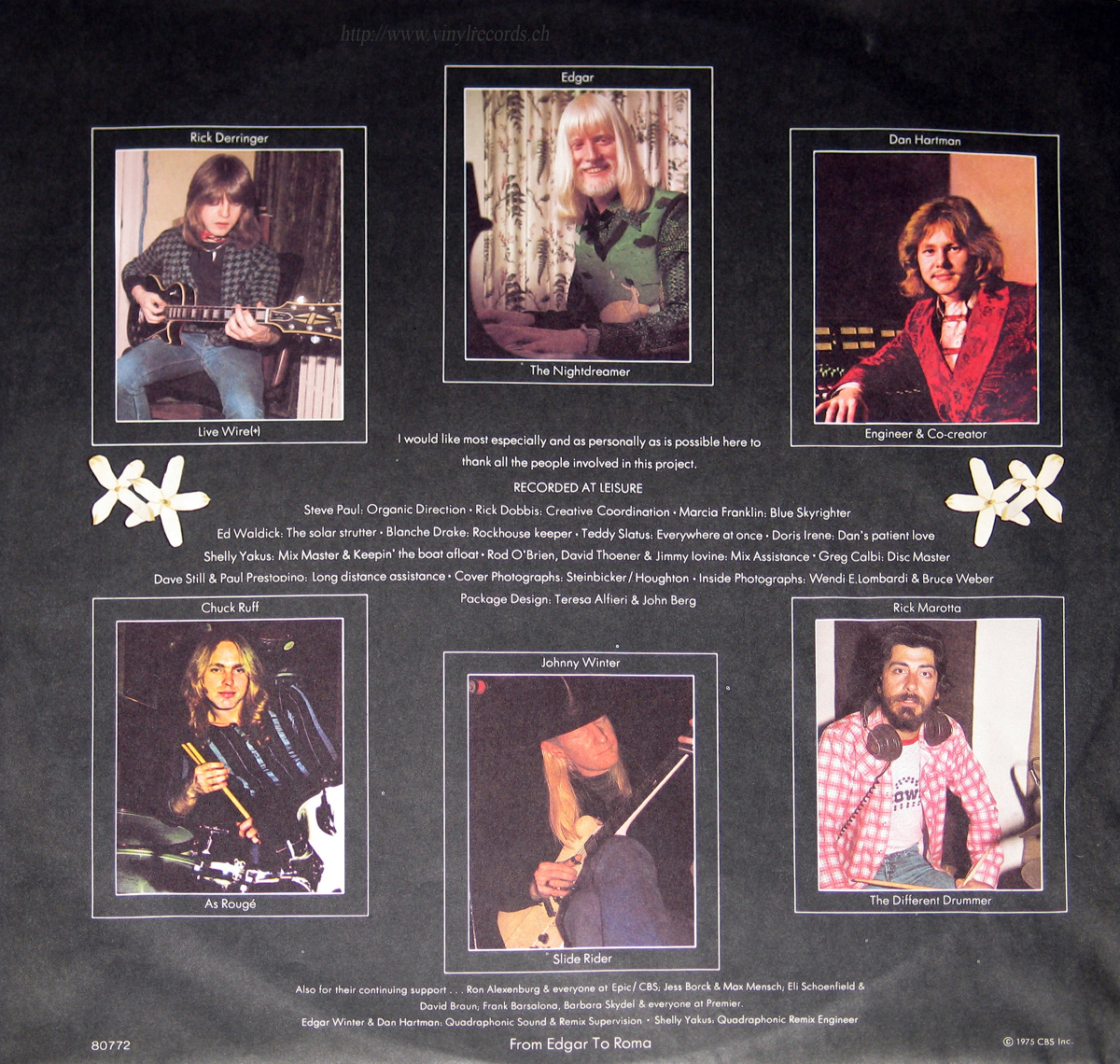 Jasmine Nightdreams custom inner sleeve