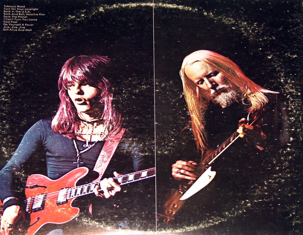Edgar Winter's White Trash - Roadwork back cover