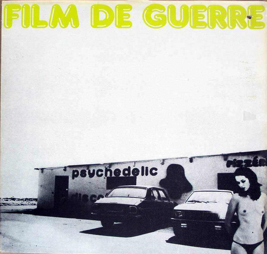 FILM DE GUERRE Self-Titled + Lyrics Sheet 12" LP Vinyl Album front cover https://vinyl-records.nl