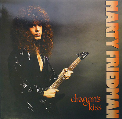 MARTY FRIEDMAN - Dragon's Kiss 1988 Roadrunner Records vinyl LP album front cover https://vinyl-records.nl