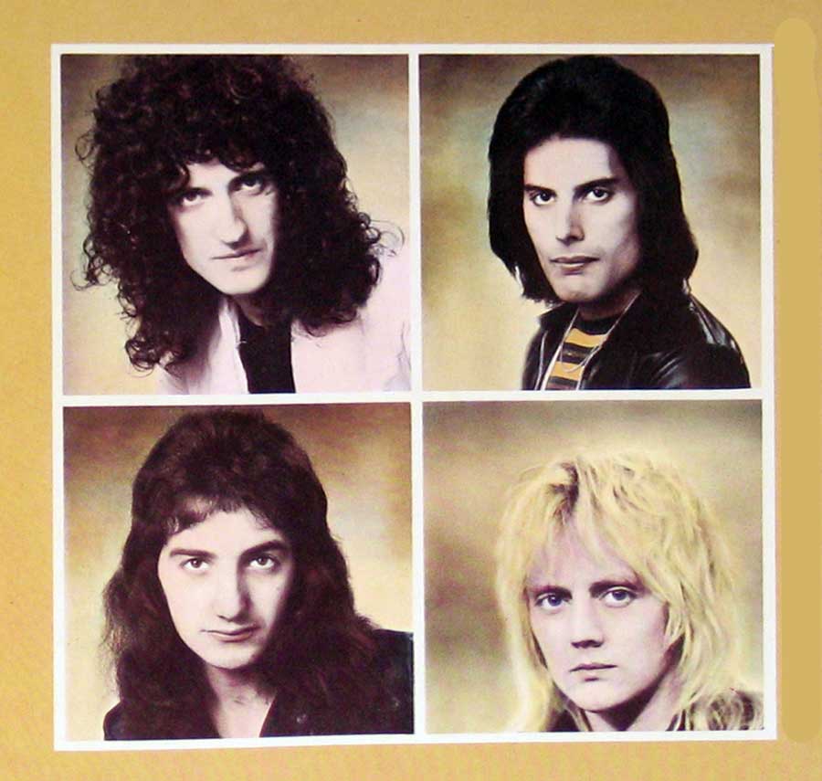 QUEEN - A Day at the Races Gt Britain 12" vinyl LP album
 back cover